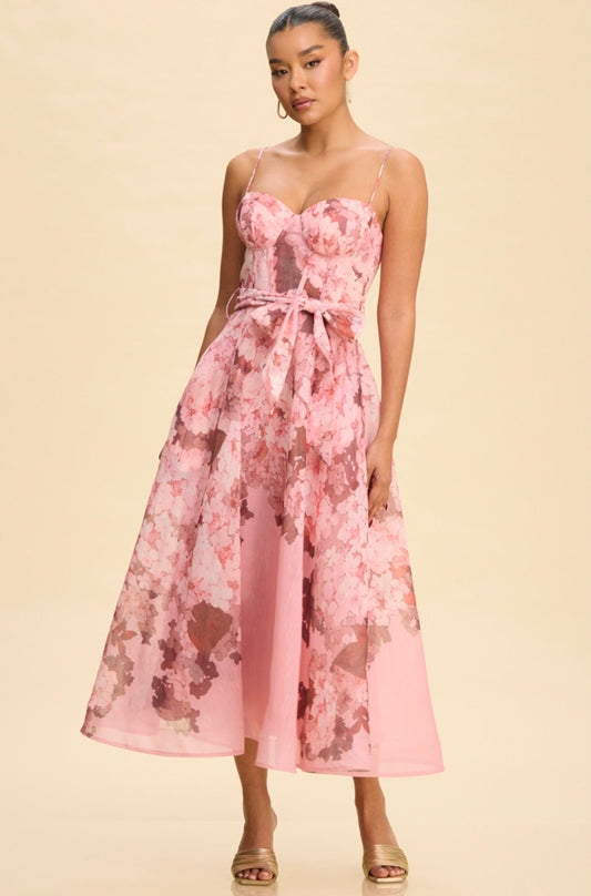 Cassandra Midi Floral Dress