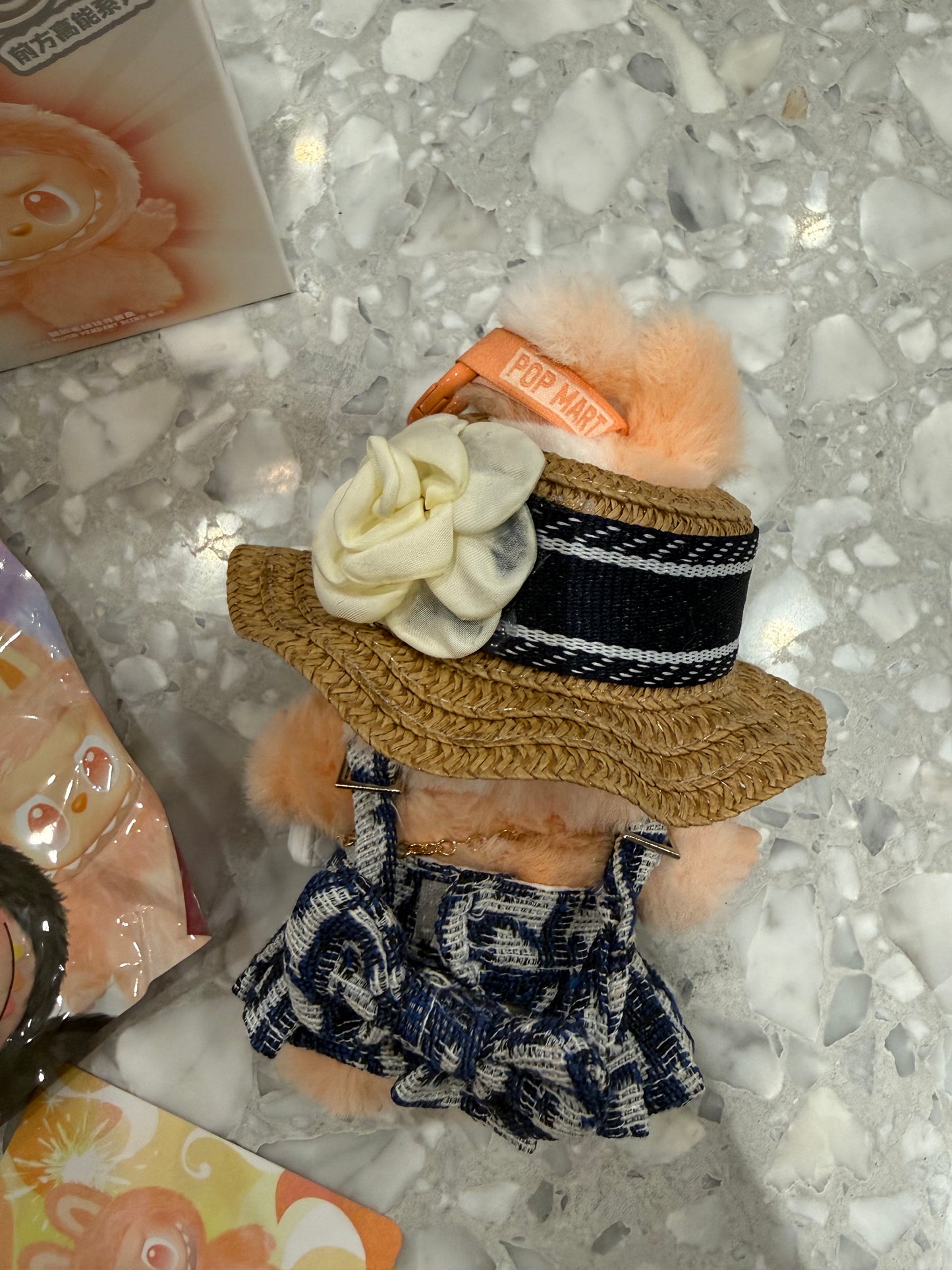 24K Labubu Custom  Big into Energy Swarovski Bling